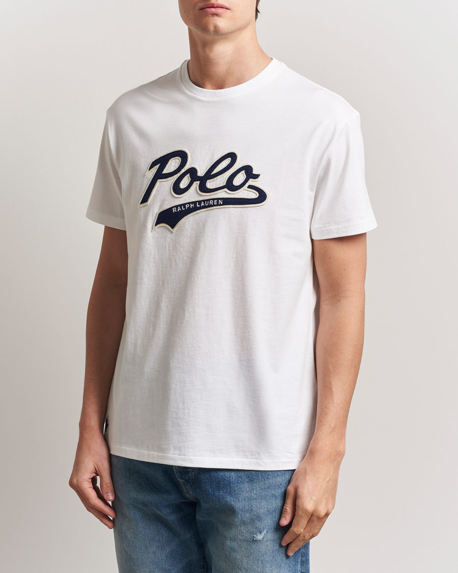 Herren | T-Shirts | Polo Ralph Lauren | Crew Neck Logo T-Shirt White