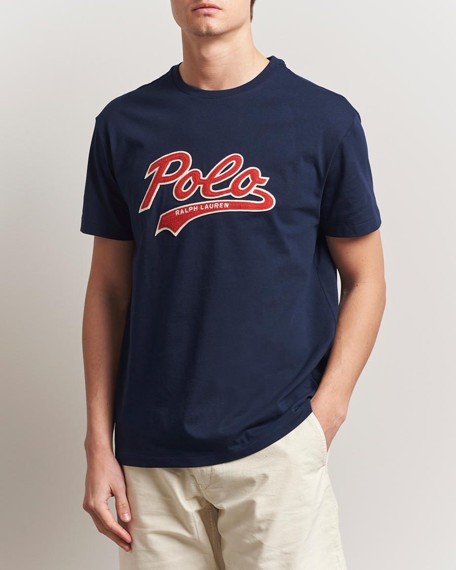 Herren | T-Shirts | Polo Ralph Lauren | Crew Neck Logo T-Shirt Cruise Navy