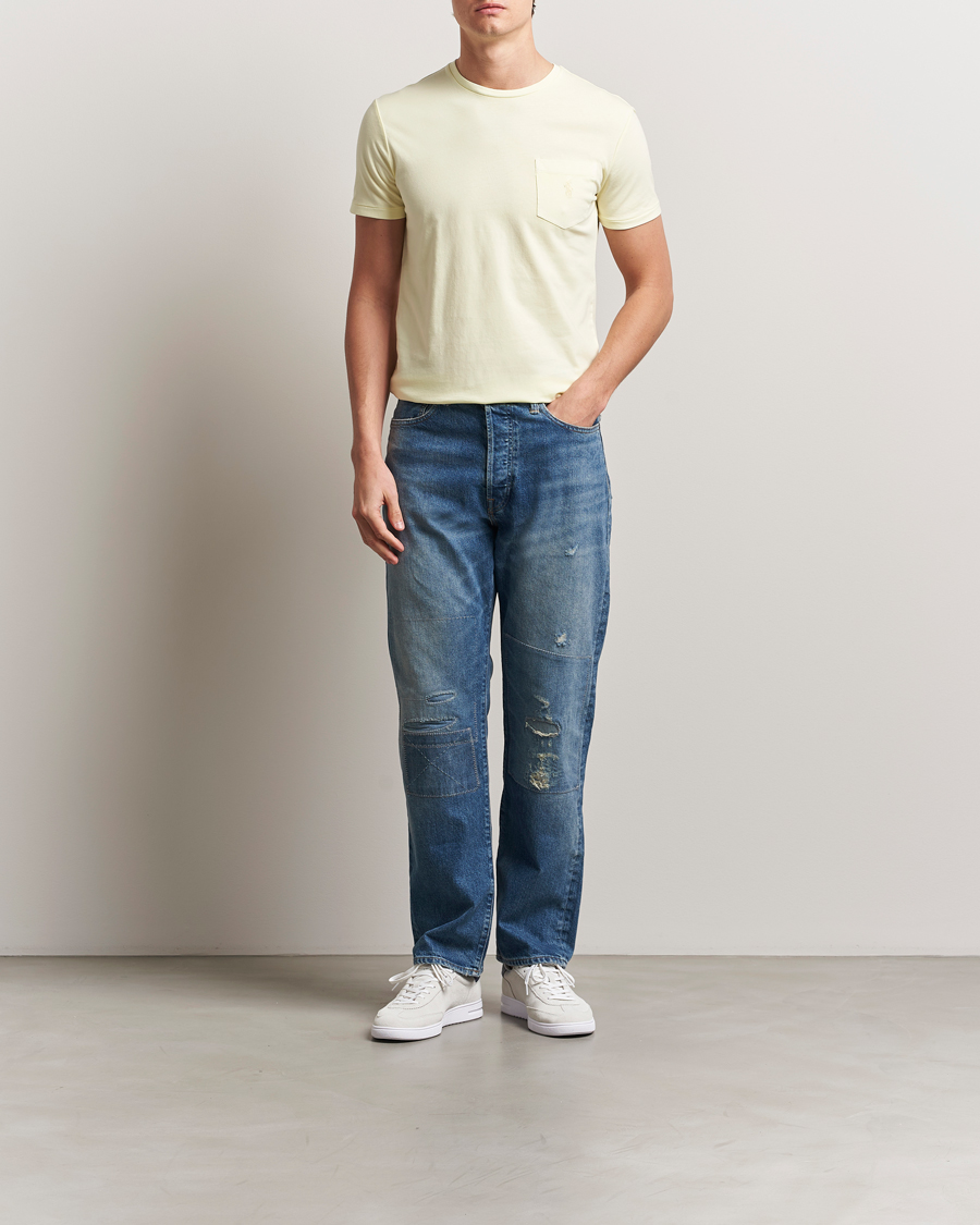 Herren | T-Shirts | Polo Ralph Lauren | Crew Neck Pocket T-Shirt Lime