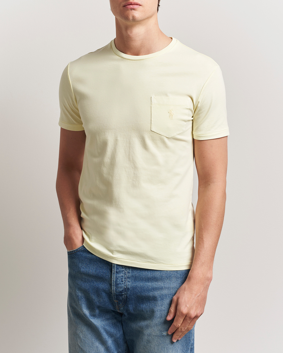 Herren | T-Shirts | Polo Ralph Lauren | Crew Neck Pocket T-Shirt Lime