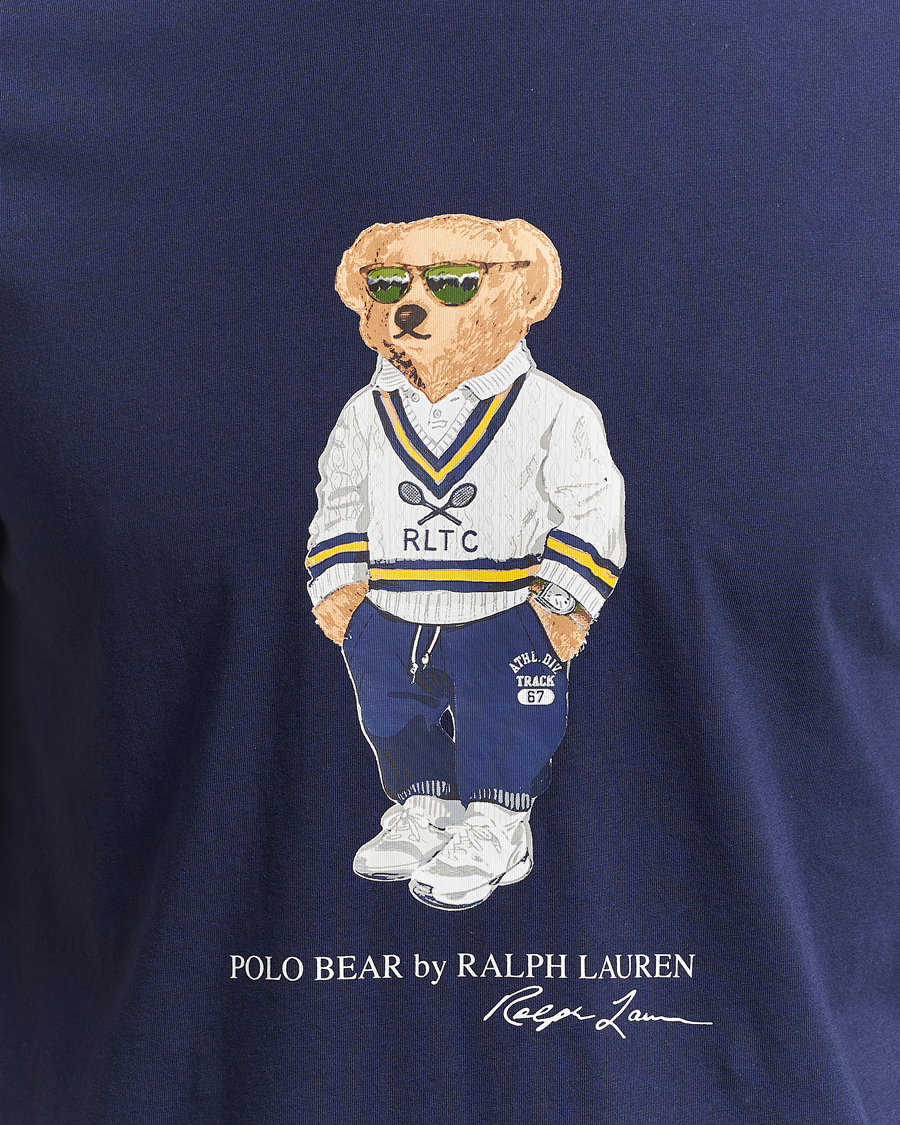 Herren | T-Shirts | Polo Ralph Lauren | Denim Bear Crew Neck T-Shirt Newport Navy