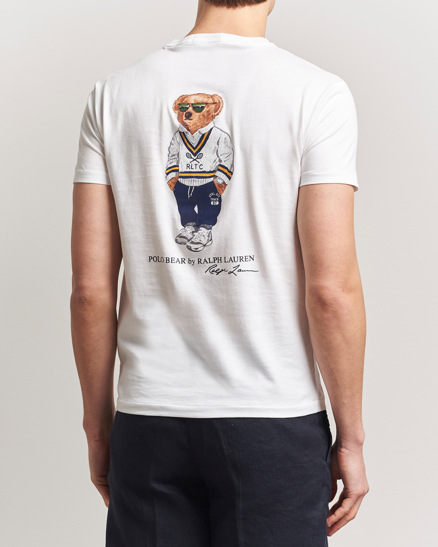 Herren | T-Shirts | Polo Ralph Lauren | Iconic Bear Crew Neck T-Shirt White