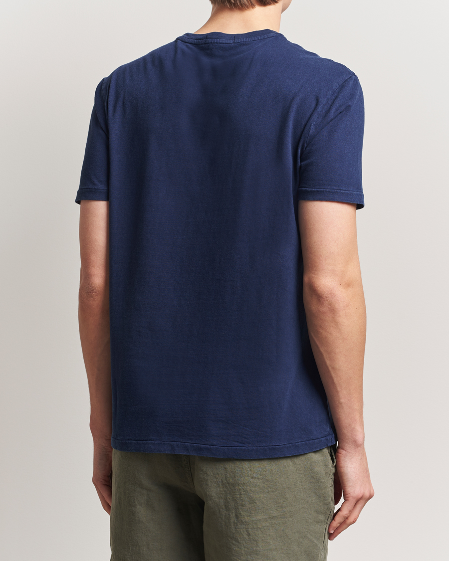 Herren | T-Shirts | Polo Ralph Lauren | Cotton Linen T-Shirt Newport Navy