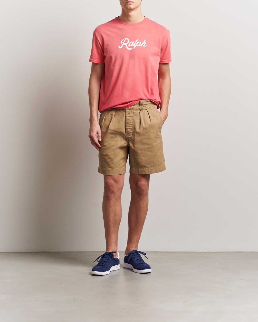 Herren | T-Shirts | Polo Ralph Lauren | Printed Ralph T-Shirt Pale Red