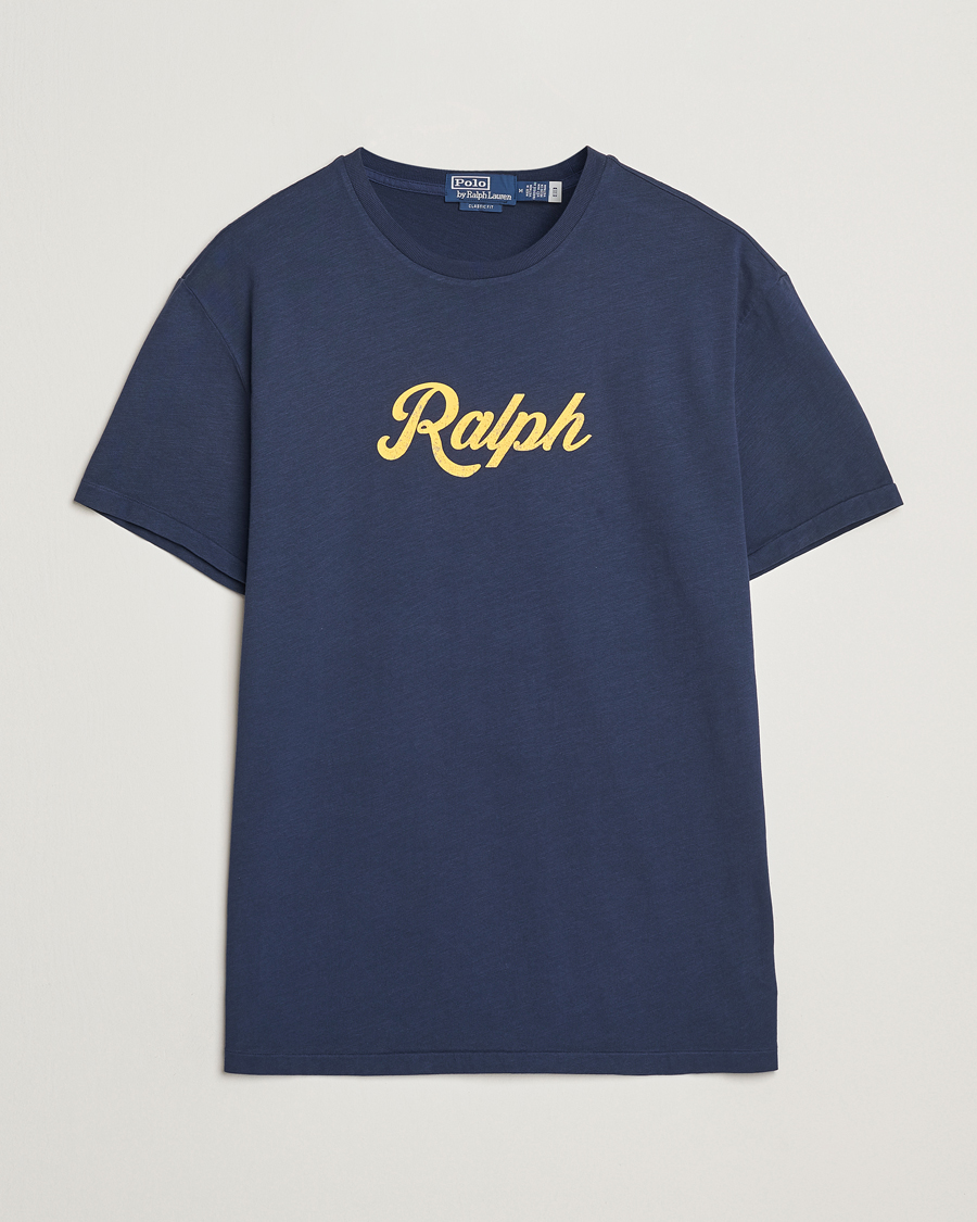 Herren | T-Shirts | Polo Ralph Lauren | Printed Ralph T-Shirt Navy