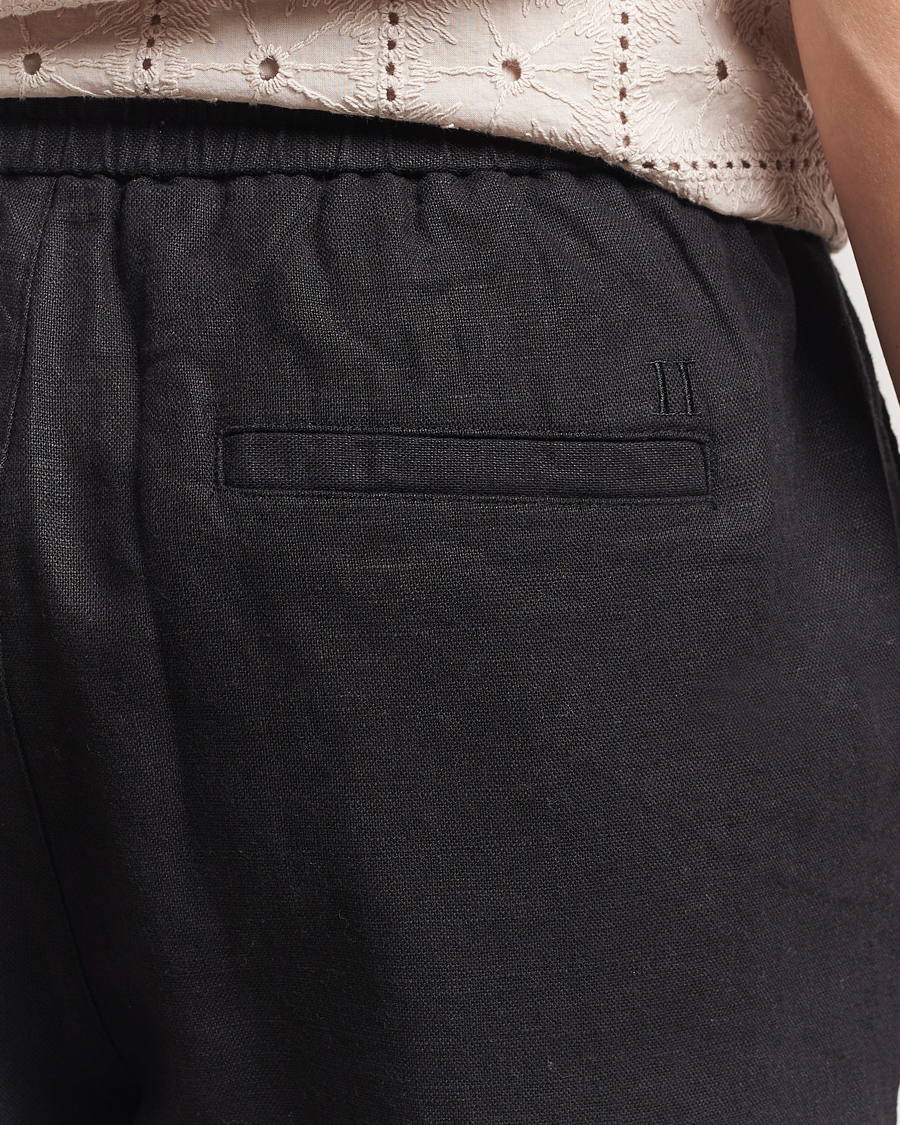 Herren | Shorts | LES DEUX | Otto Linen Shorts Black