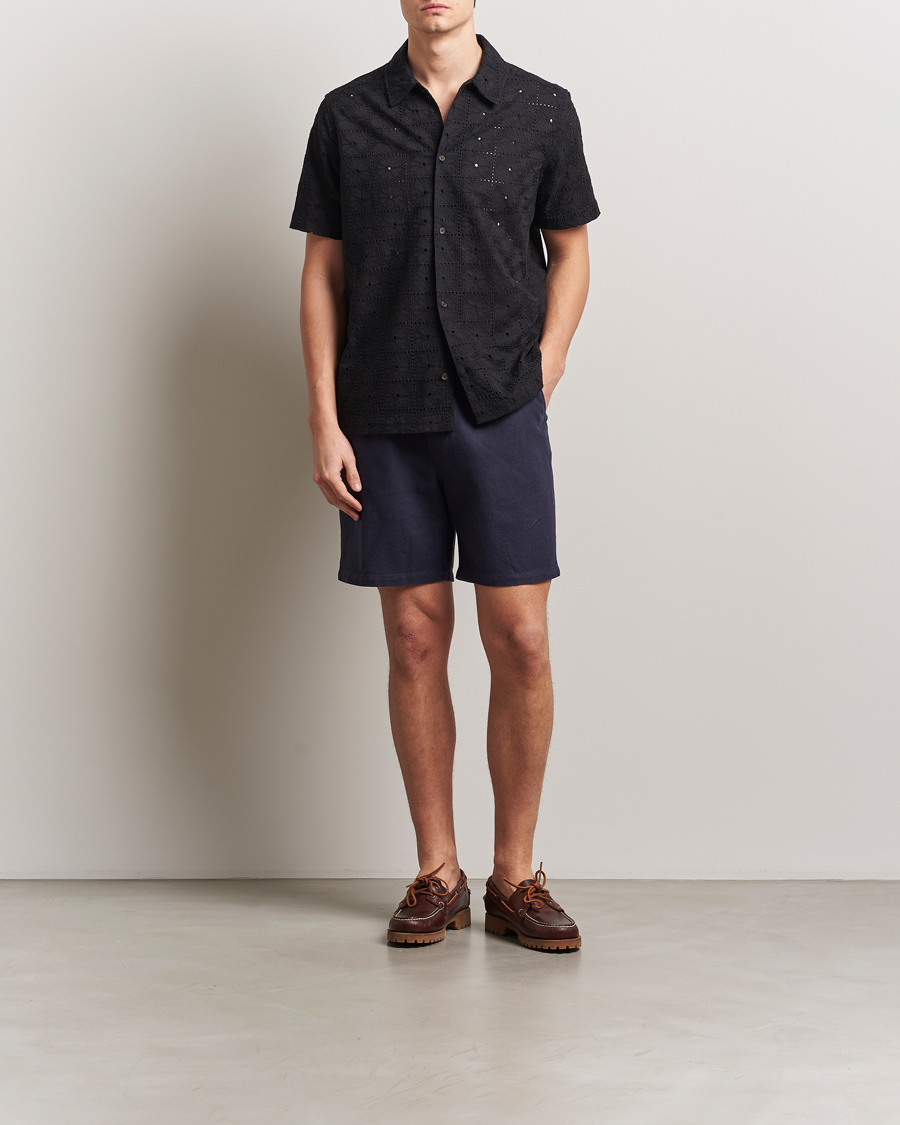Herren | Shorts | LES DEUX | Otto Linen Shorts Navy