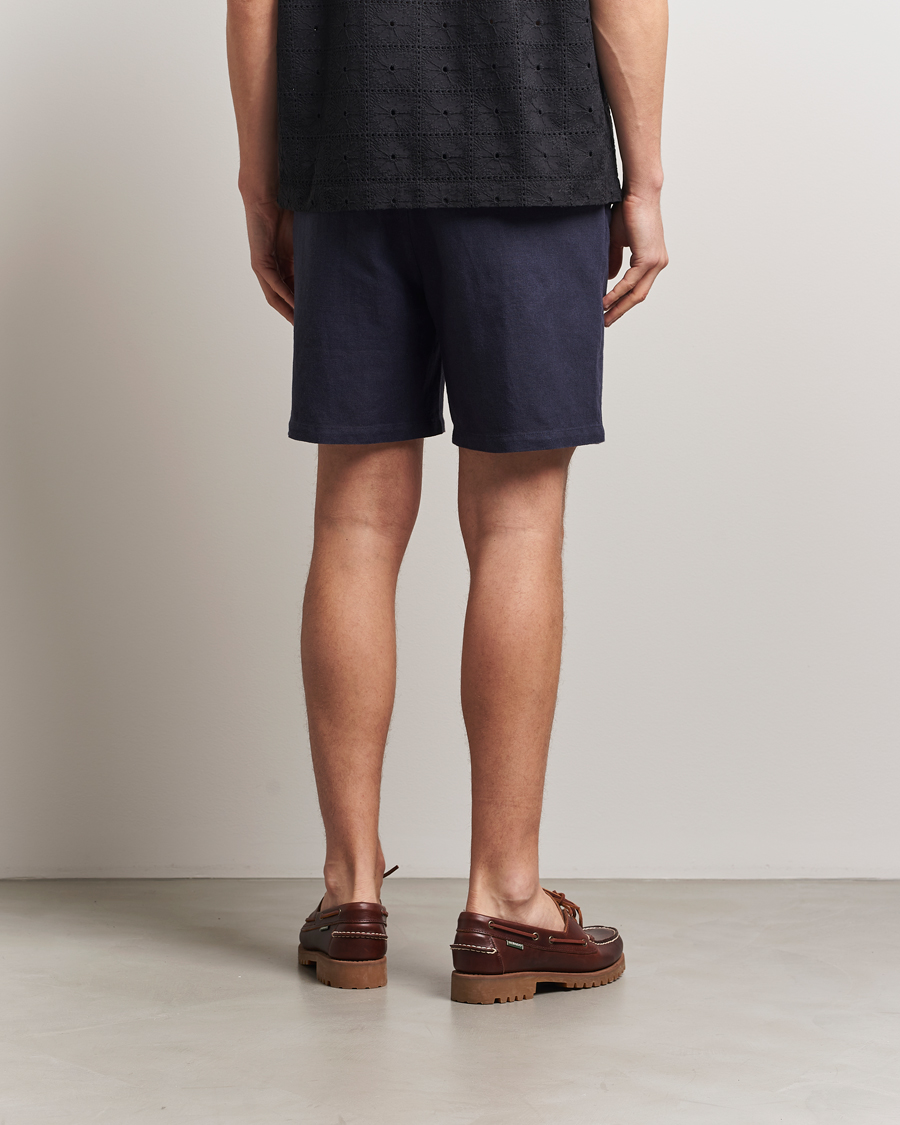 Herren | Shorts | LES DEUX | Otto Linen Shorts Navy