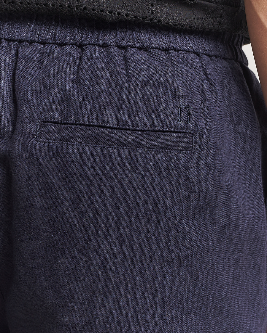 Herren | Shorts | LES DEUX | Otto Linen Shorts Navy