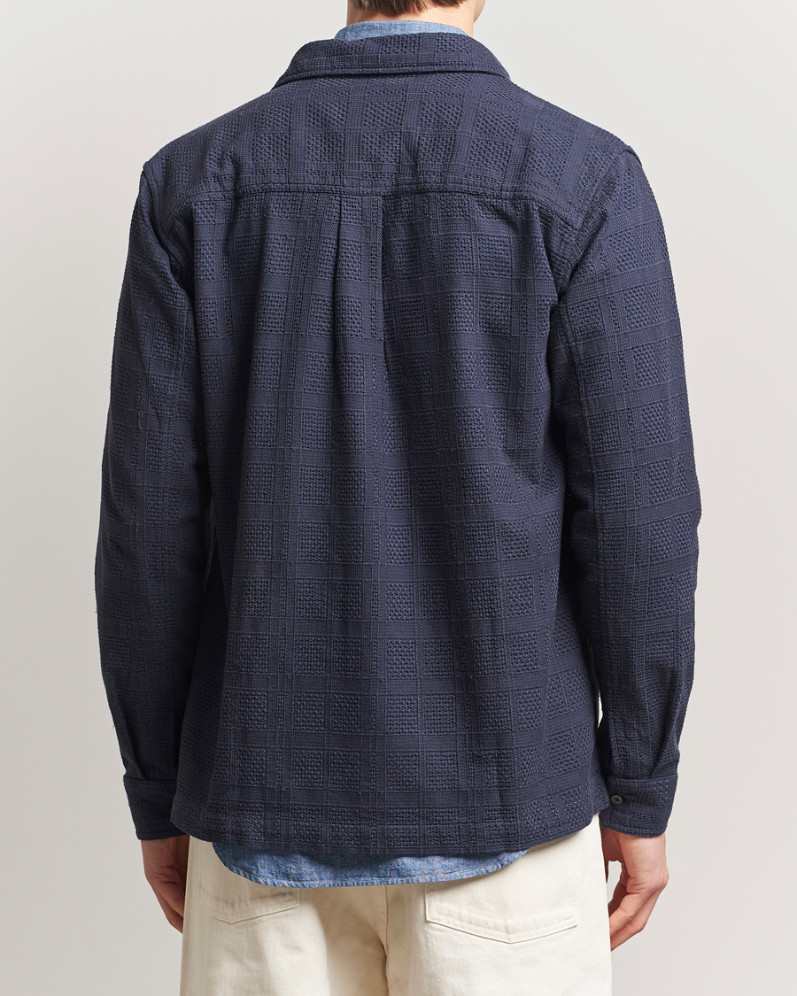 Herren | Hemden | LES DEUX | Charlie Long Sleeve Knitted Shirt Navy