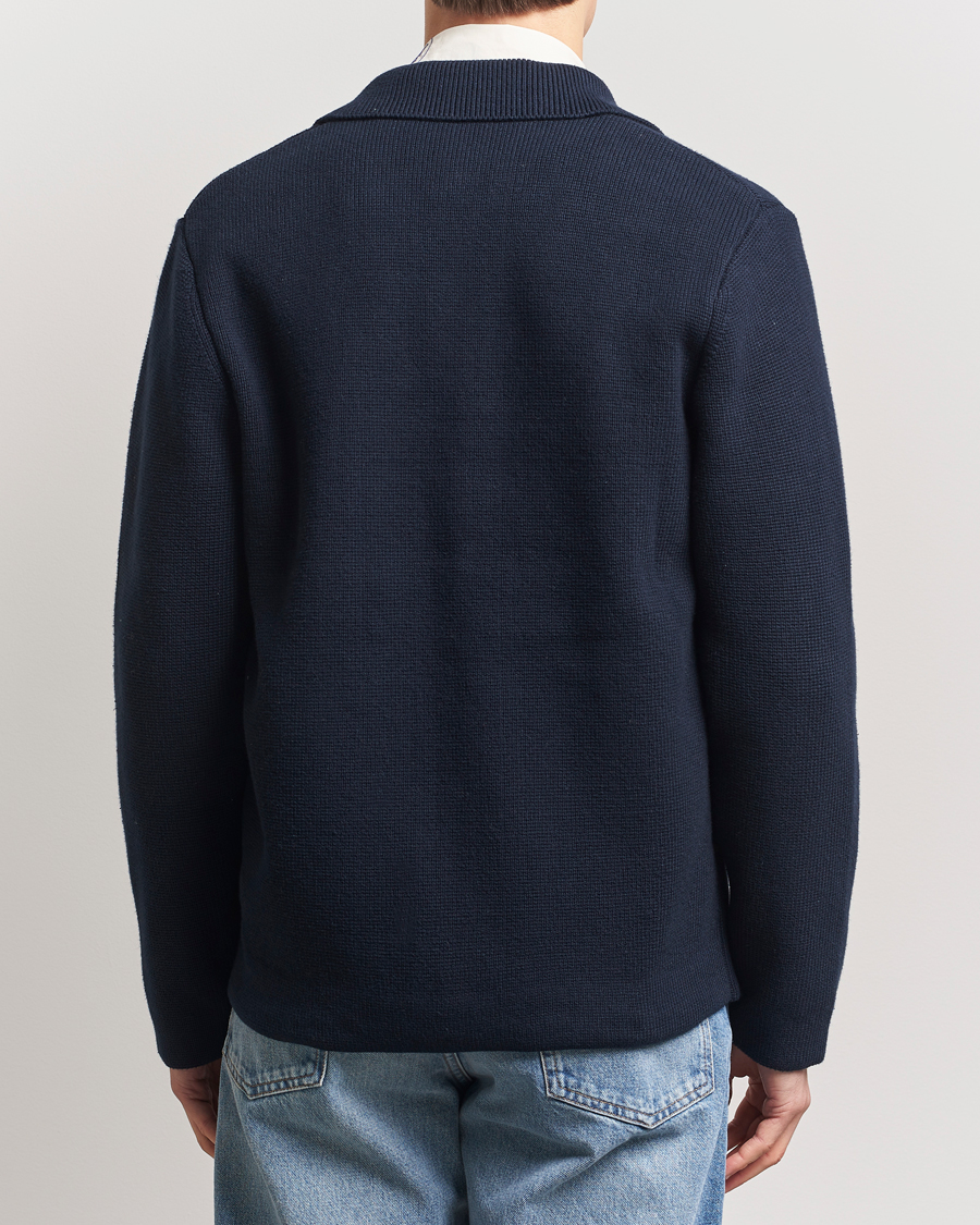 Herren | Pullover | LES DEUX | Fisher Cotton Milano Overshirt Navy