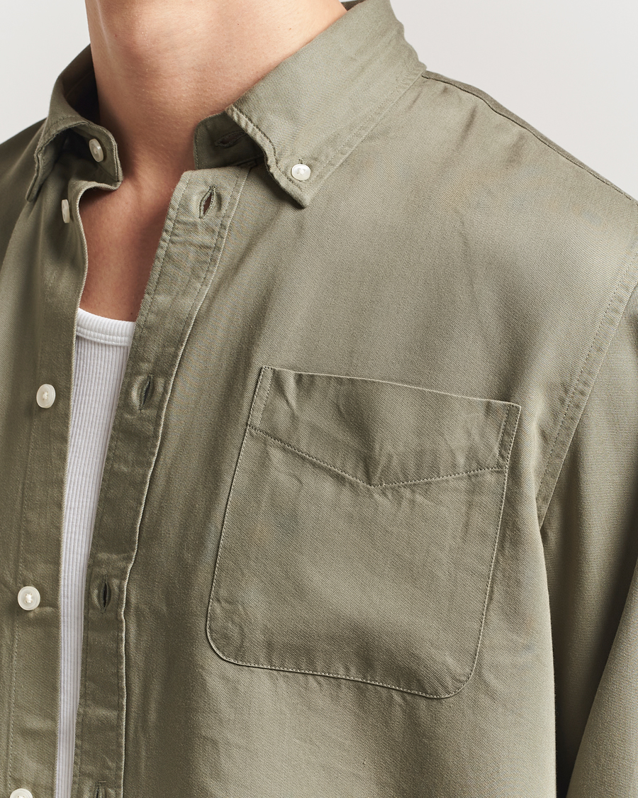 Herren | Hemden | LES DEUX | Kent Tencel Shirt Lichen Green