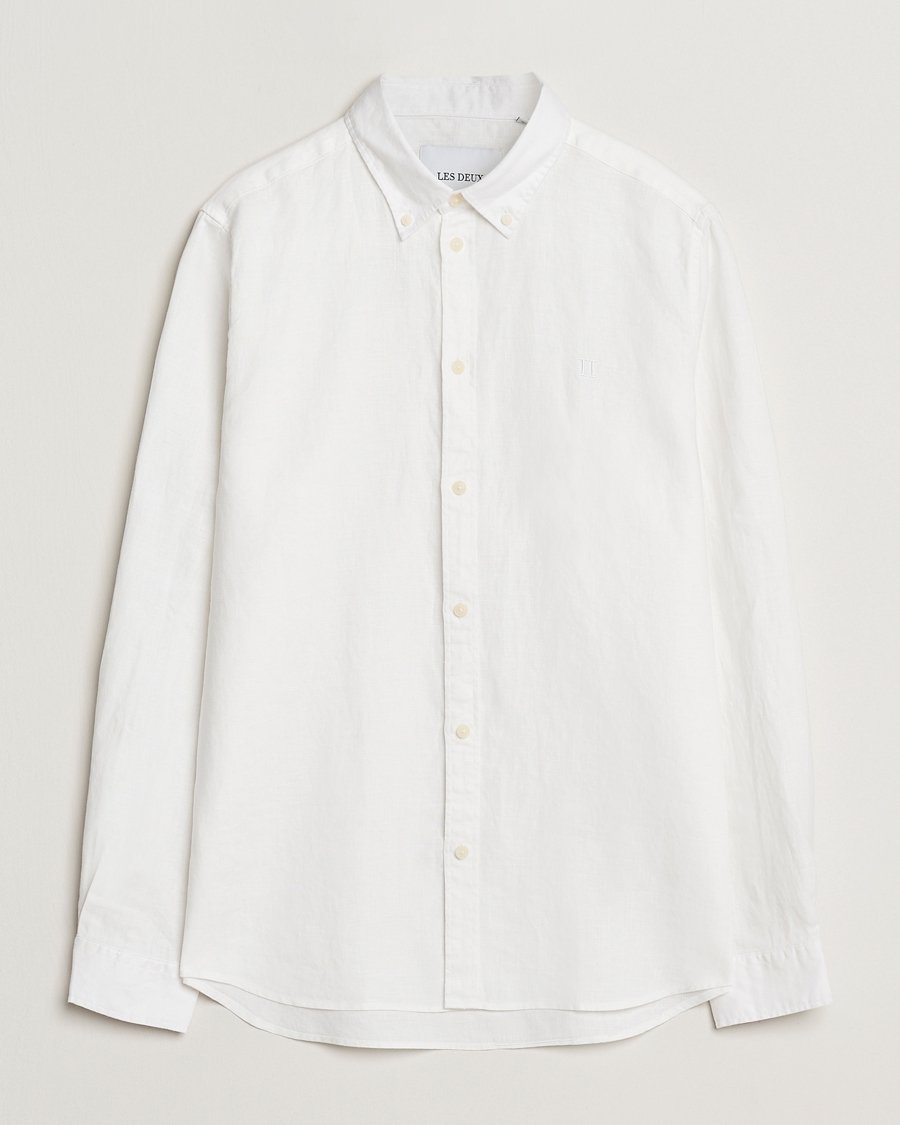 Herren | Hemden | LES DEUX | Kristian Linen Shirt White