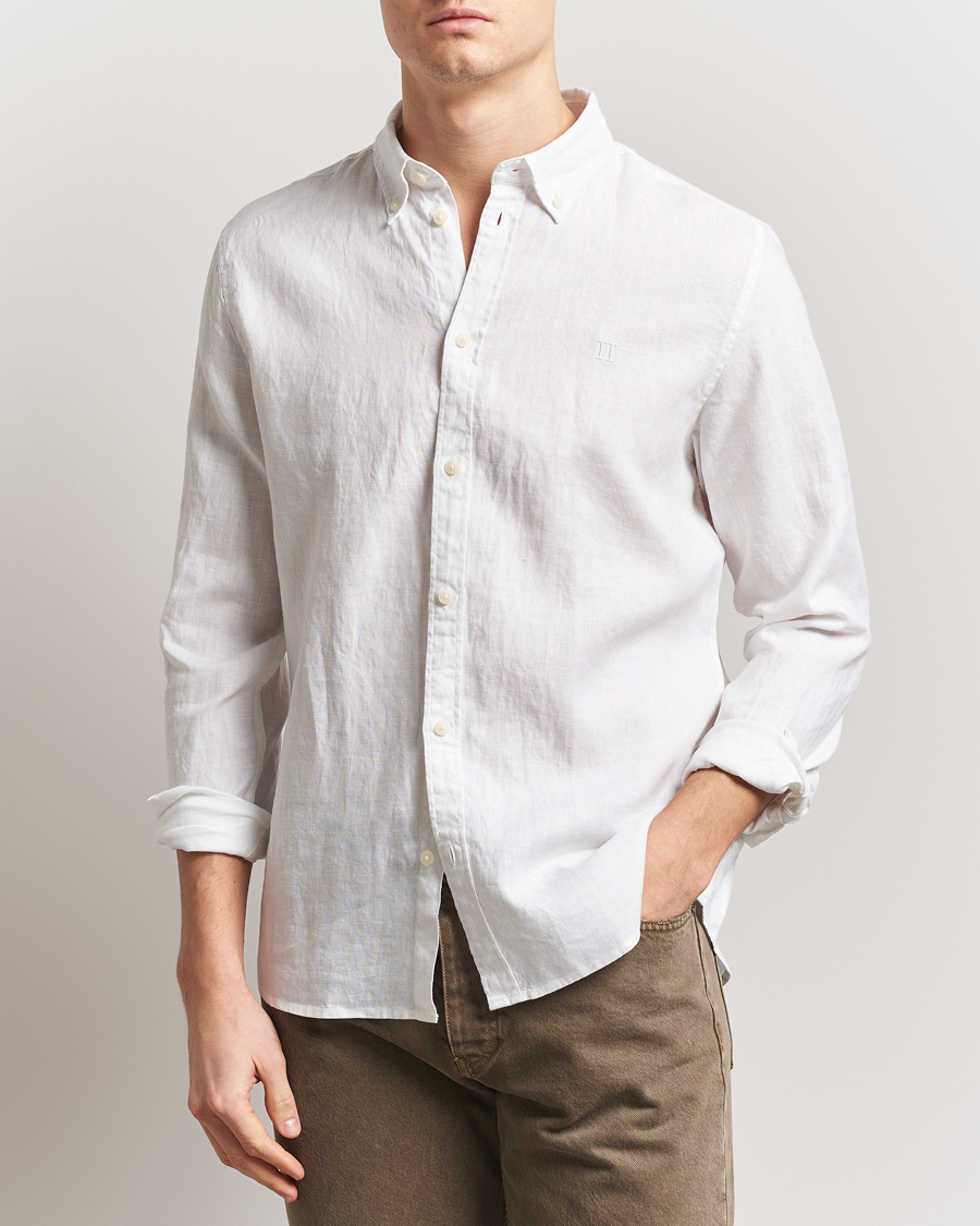 Herren | Hemden | LES DEUX | Kristian Linen Shirt White