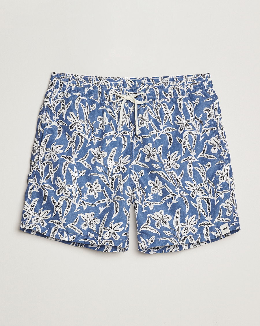 Herren | Badehosen | Altea | Printed Swim Shorts Blue