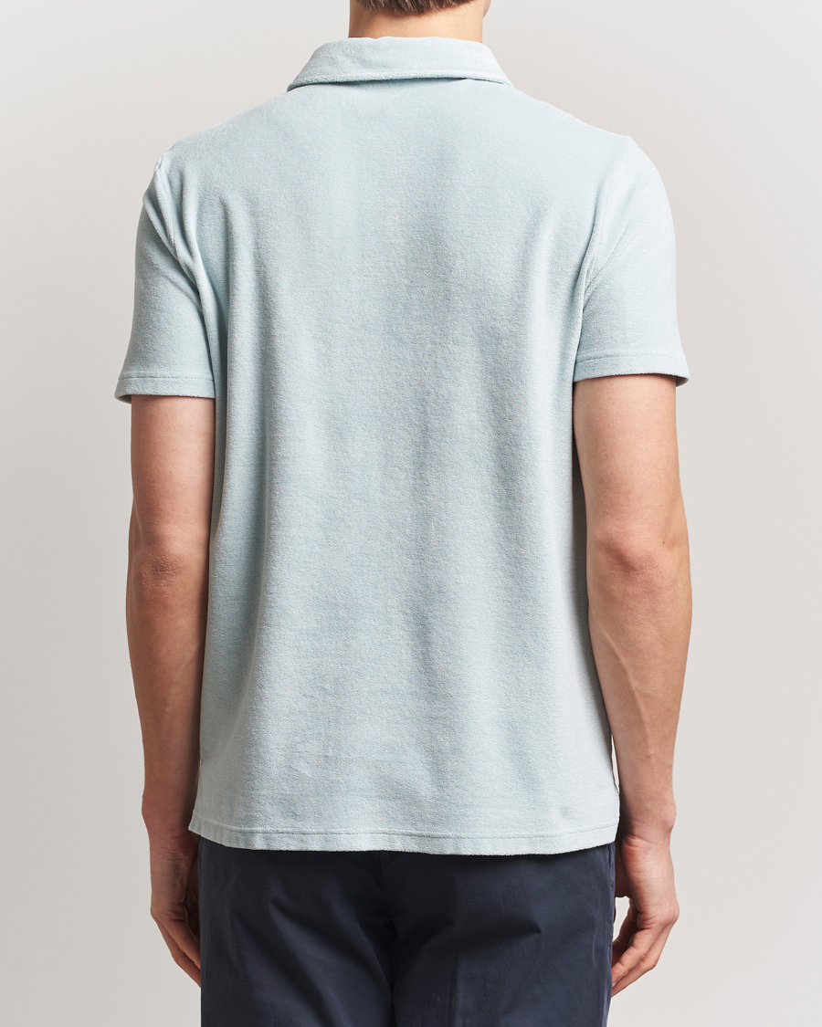 Herren | Poloshirts | Altea | Terry Cotton Polo Teal