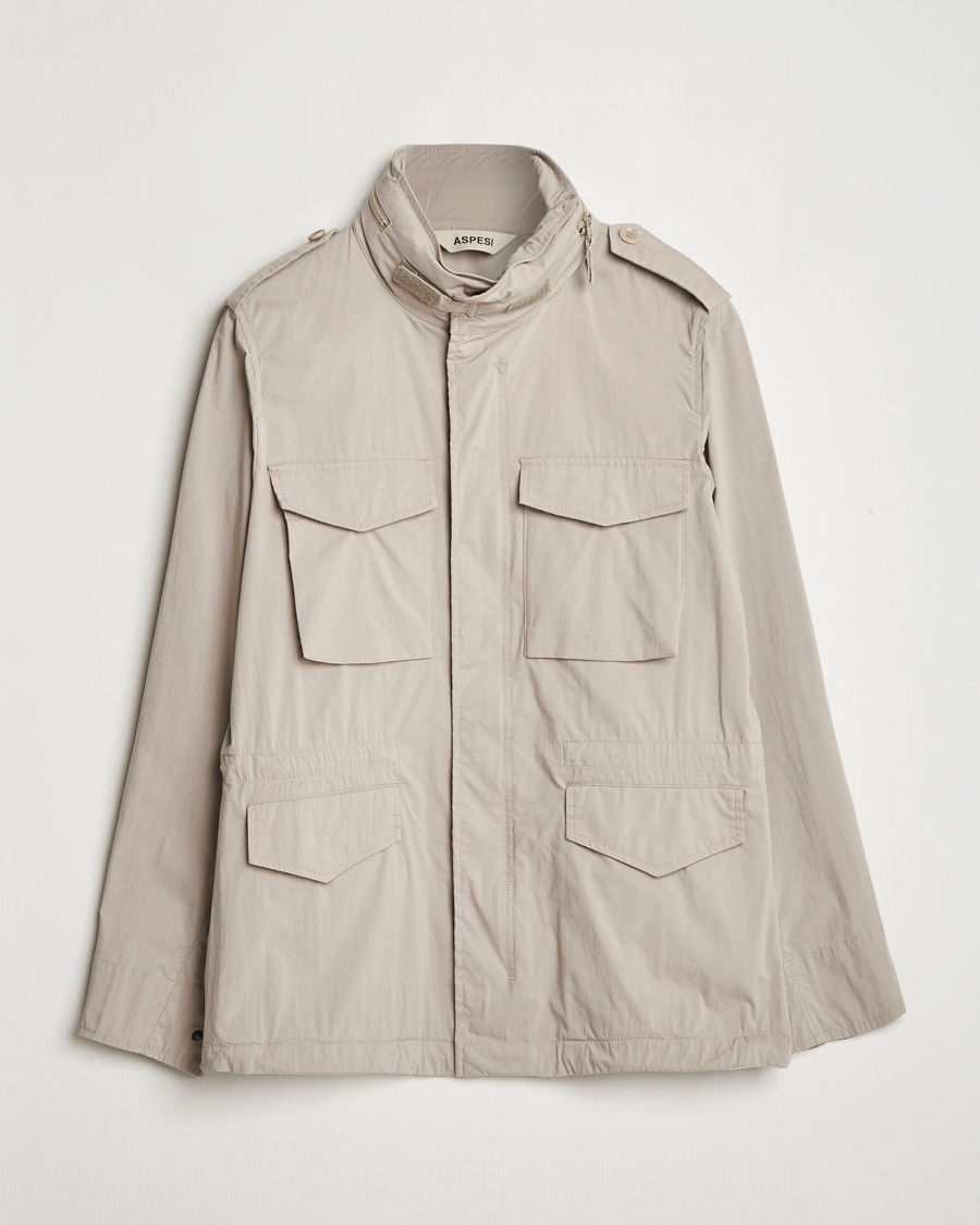 Herren | Jacken | Aspesi | Lightweight Cotton Field Jacket Beige