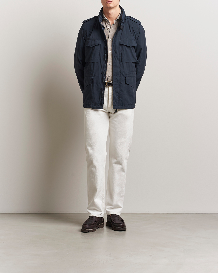 Herren | Jacken | Aspesi | Lightweight Cotton Field Jacket Navy