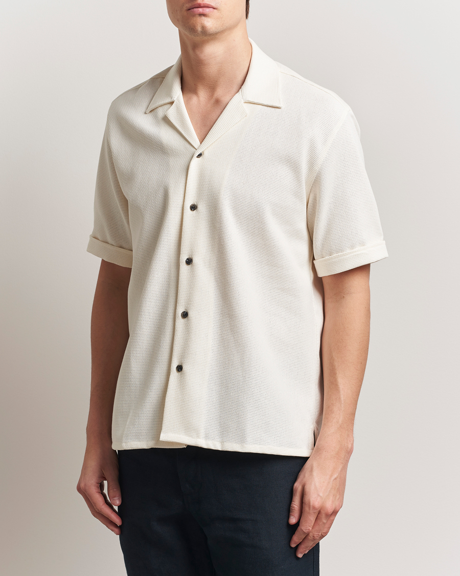Herren | Hemden | Peregrine | Quay Cuban Collar Shirt White