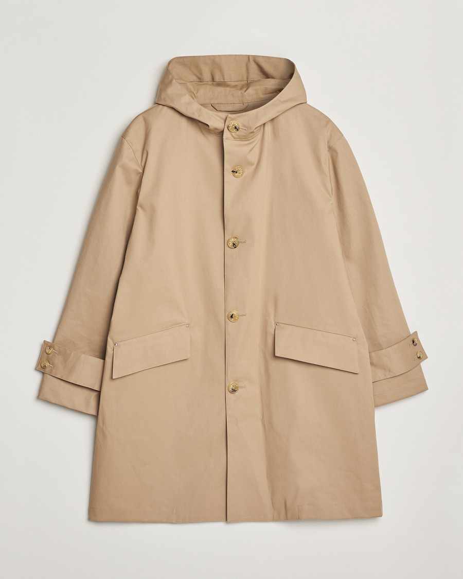 Herren | Jacken | Mackintosh | Humbie GTS Hooded Car Coat Fawn
