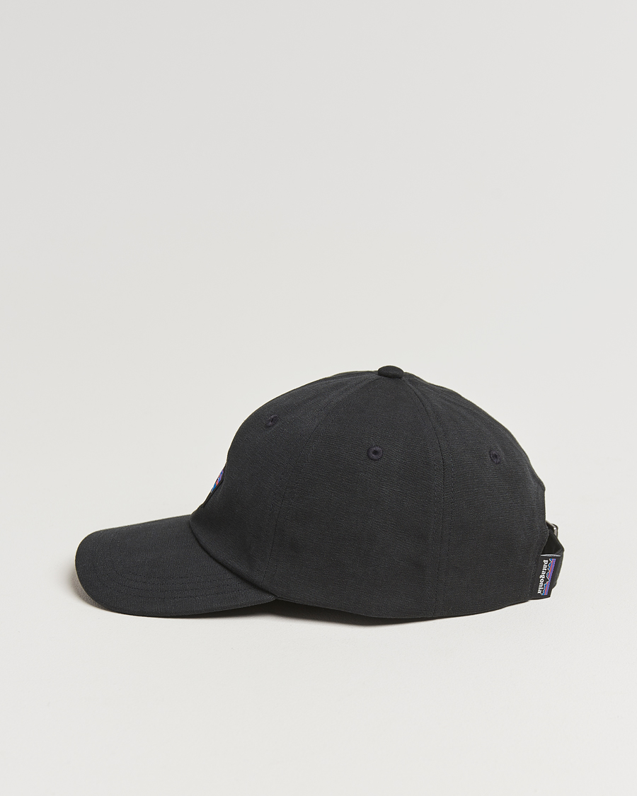Herren | Patagonia P-6 Label Trad Cap Black | Patagonia | P-6 Label Trad Cap Black