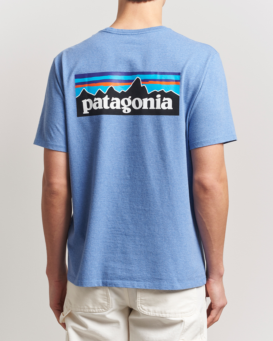 Herren | T-Shirts | Patagonia | P-6 Logo T-Shirt Abudant Blue