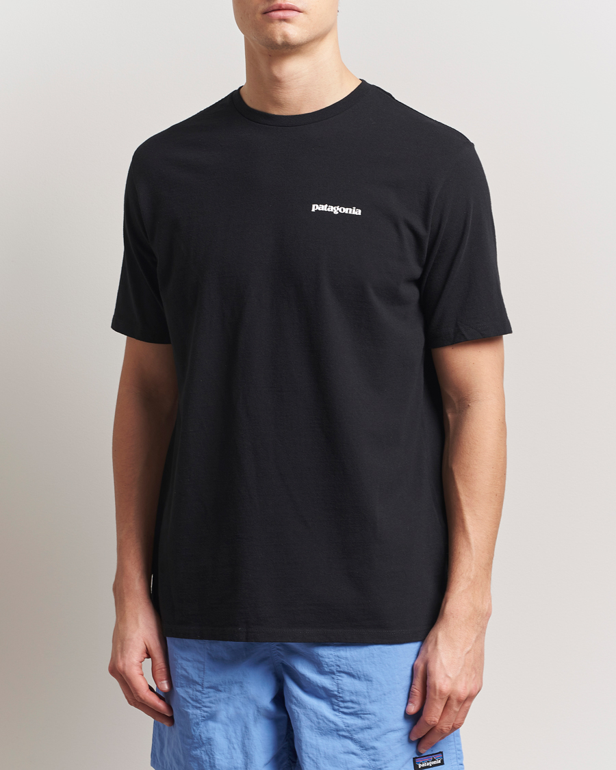 Herren | T-Shirts | Patagonia | P-6 Logo T-Shirt Black