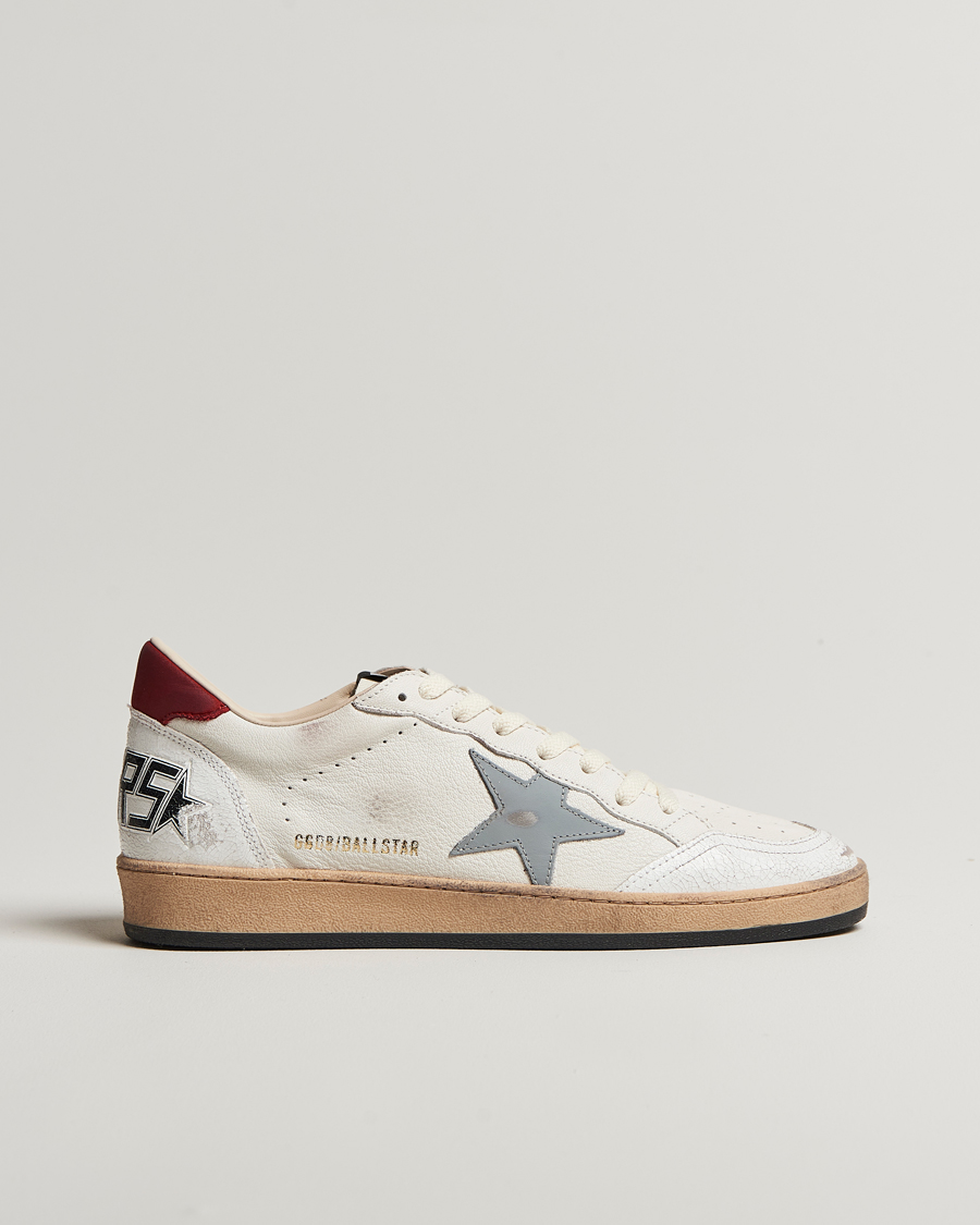 Herren | Golden Goose Ball Star Sneakers White/Grey | Golden Goose | Ball Star Sneakers White/Grey