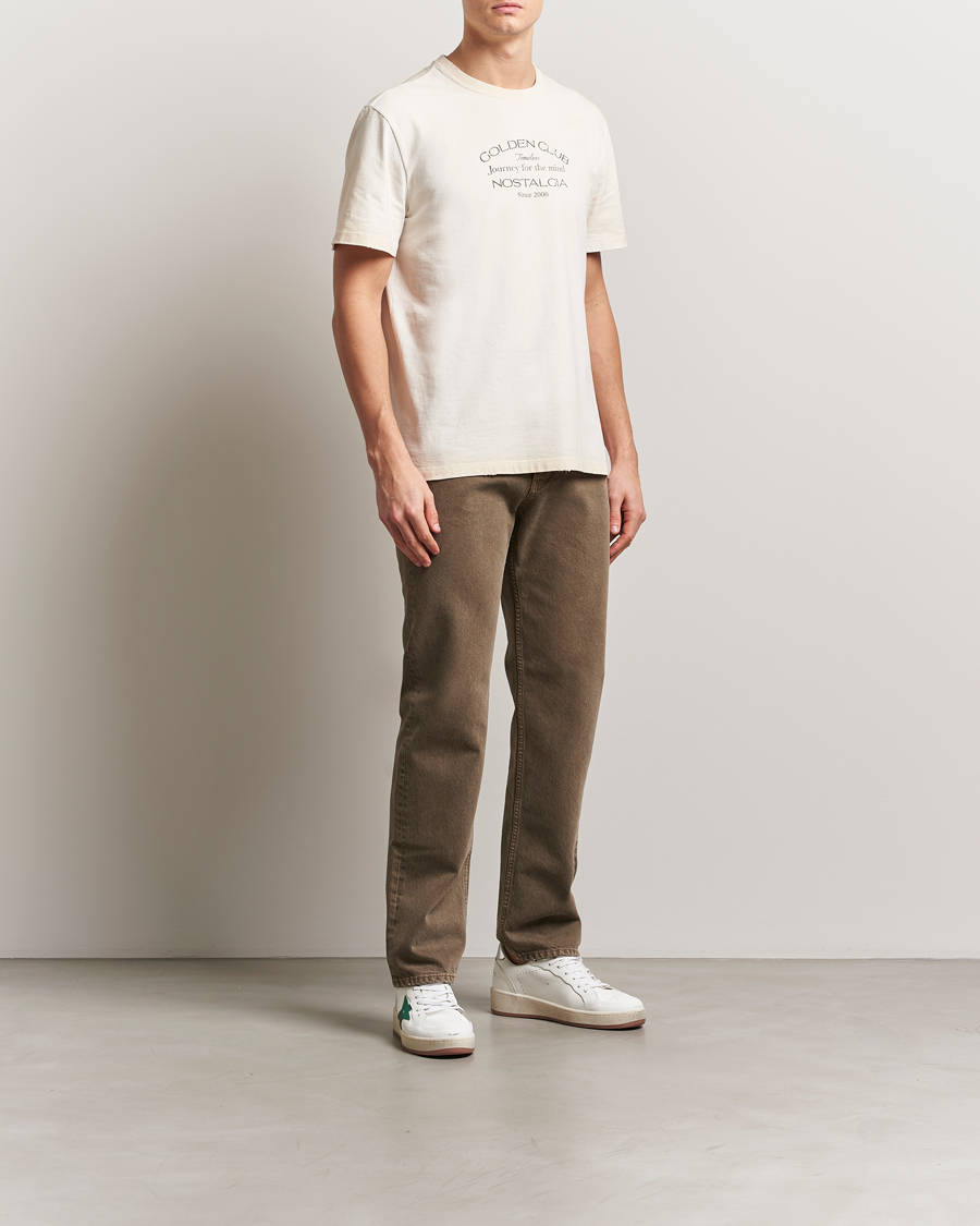 Herren | T-Shirts | Golden Goose | Short Sleeve Journey T-Shirt Heritage White