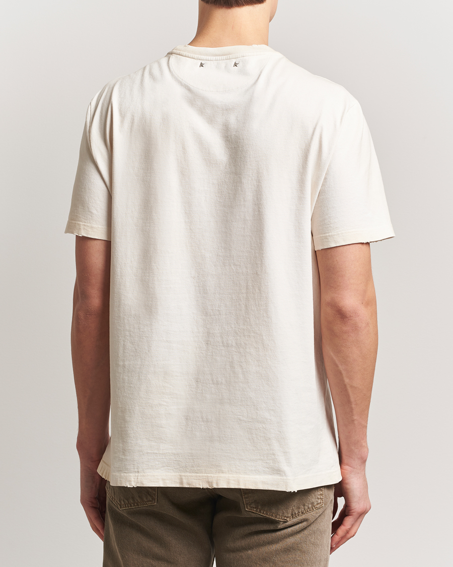 Herren | T-Shirts | Golden Goose | Short Sleeve Journey T-Shirt Heritage White