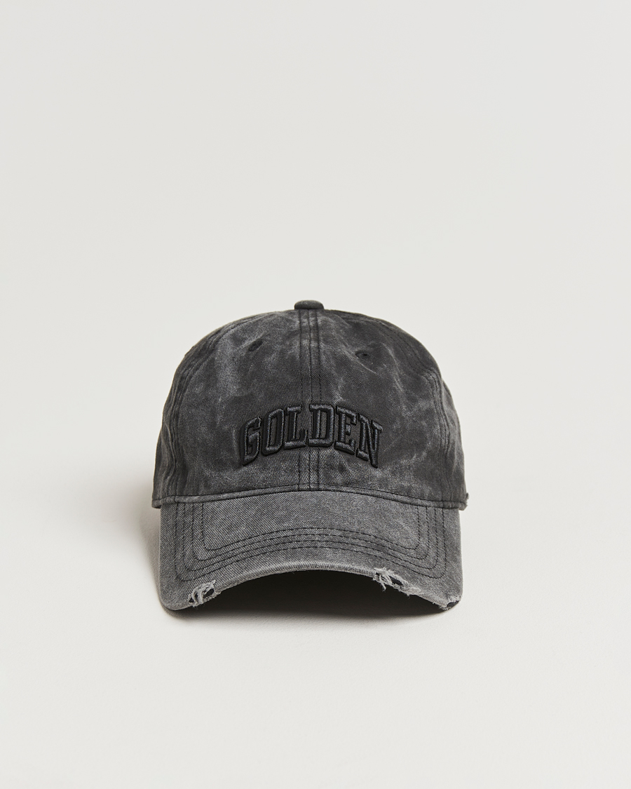 Herren | Golden Goose Cotton Twill Baseball Cap Anthracite | Golden Goose | Cotton Twill Baseball Cap Anthracite