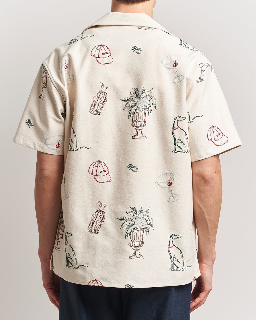 Herren | Hemden | Drôle de Monsieur | Embroidered Country Club Shirt Ecru