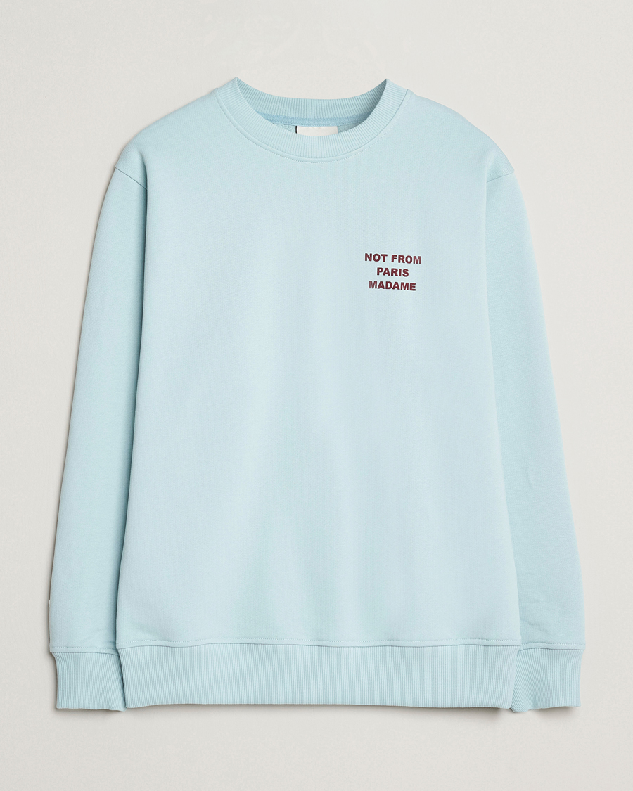 Herren | Pullover | Drôle de Monsieur | Slogan Sweatshirt Light Blue