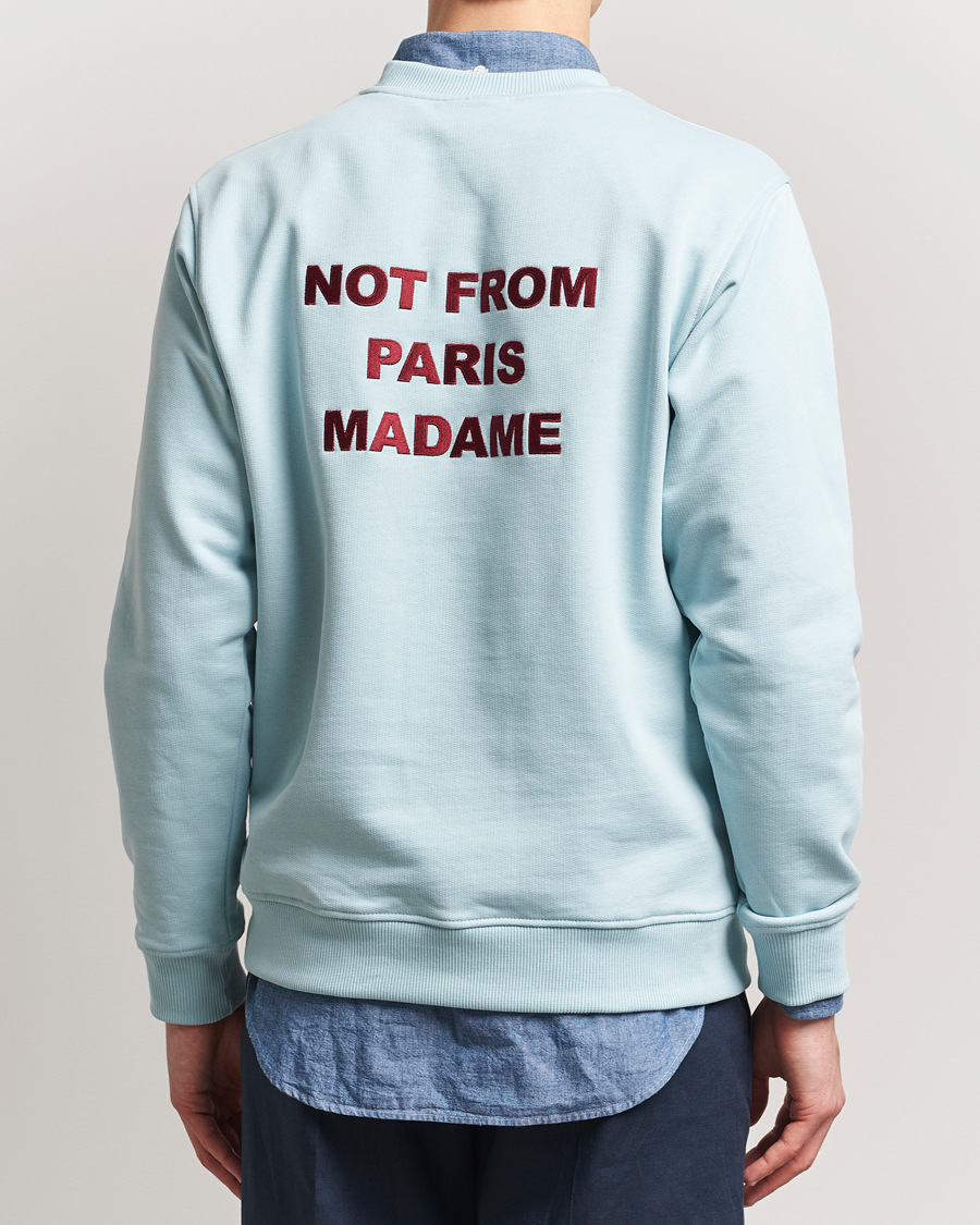 Herren | Pullover | Drôle de Monsieur | Slogan Sweatshirt Light Blue