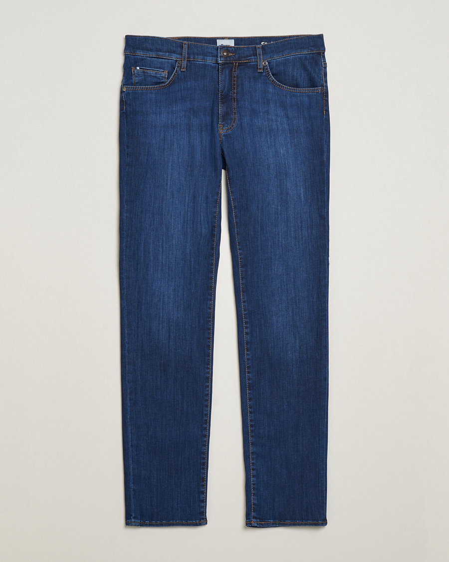 Herren | Jeans | Brax | Chuck Hi-Flex Denim Dark Used
