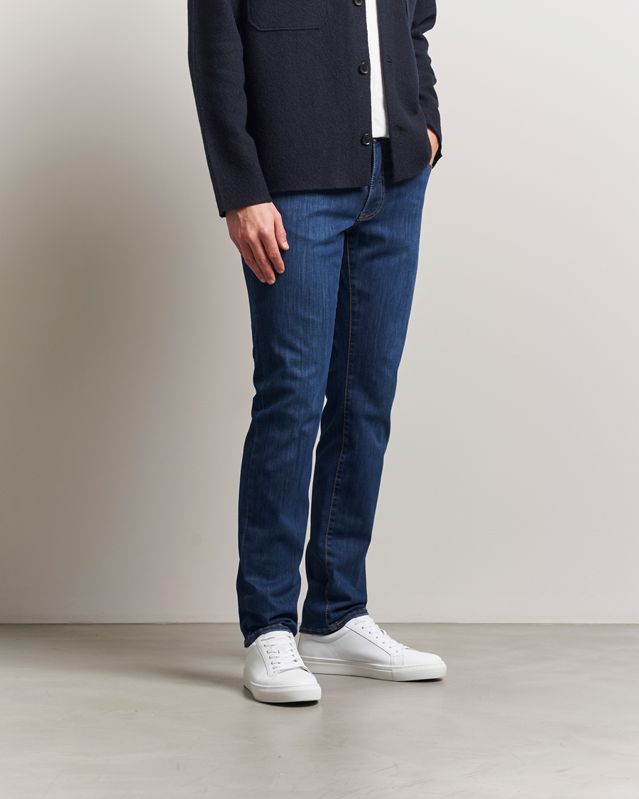 Herren | Jeans | Brax | Chuck Hi-Flex Denim Dark Used