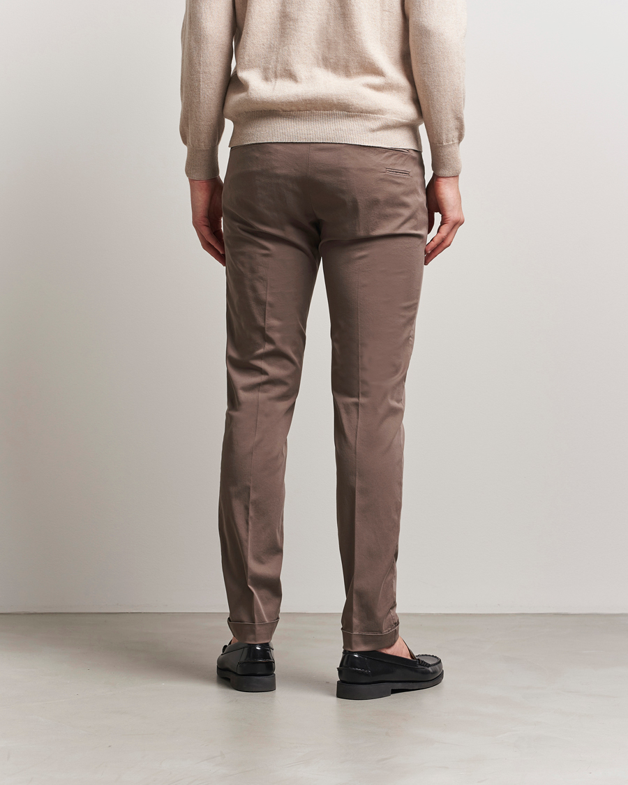 Herren | Hosen | Briglia 1949 | Slim Fit Cotton Chinos Brown
