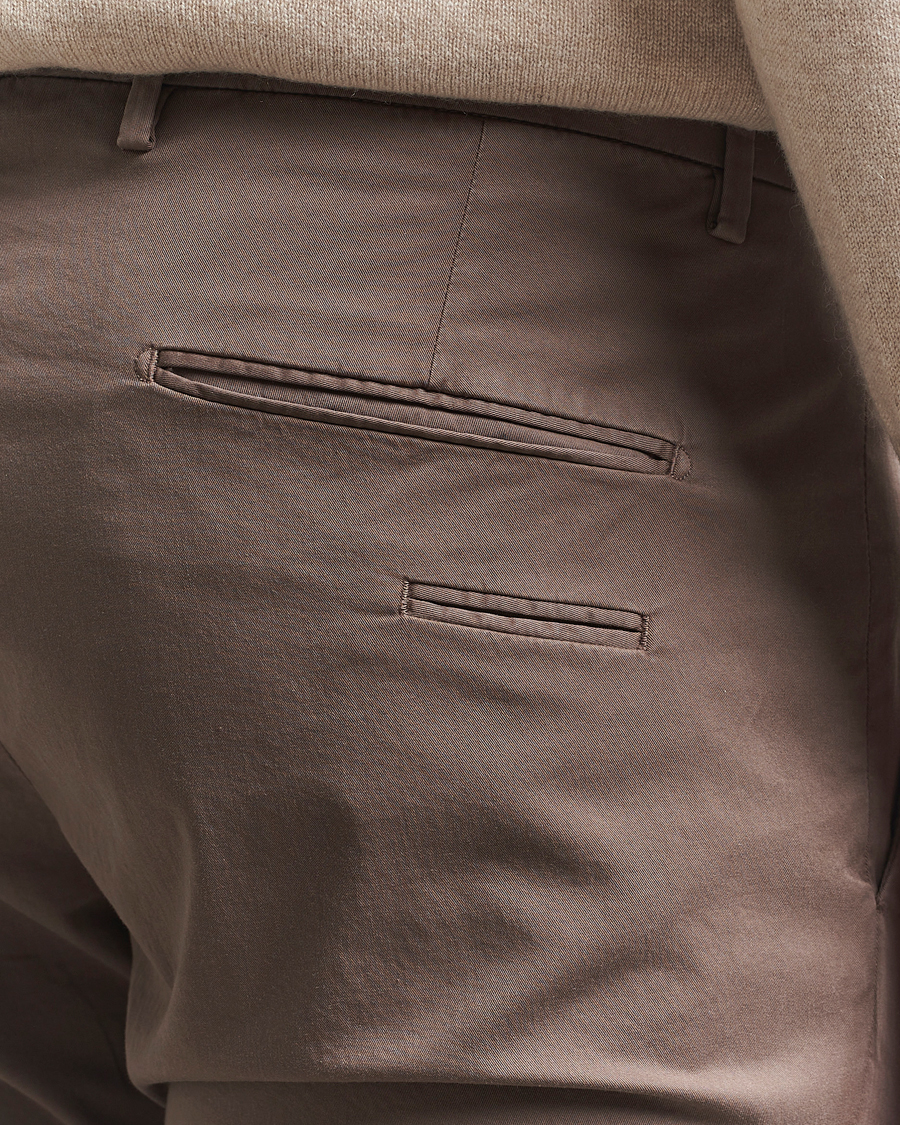 Herren | Hosen | Briglia 1949 | Slim Fit Cotton Chinos Brown