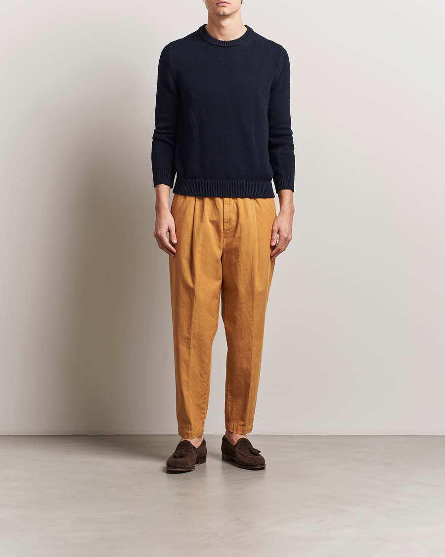 Herren | Hosen | Briglia 1949 | Cotton/Linen Drawstring Pants Rust