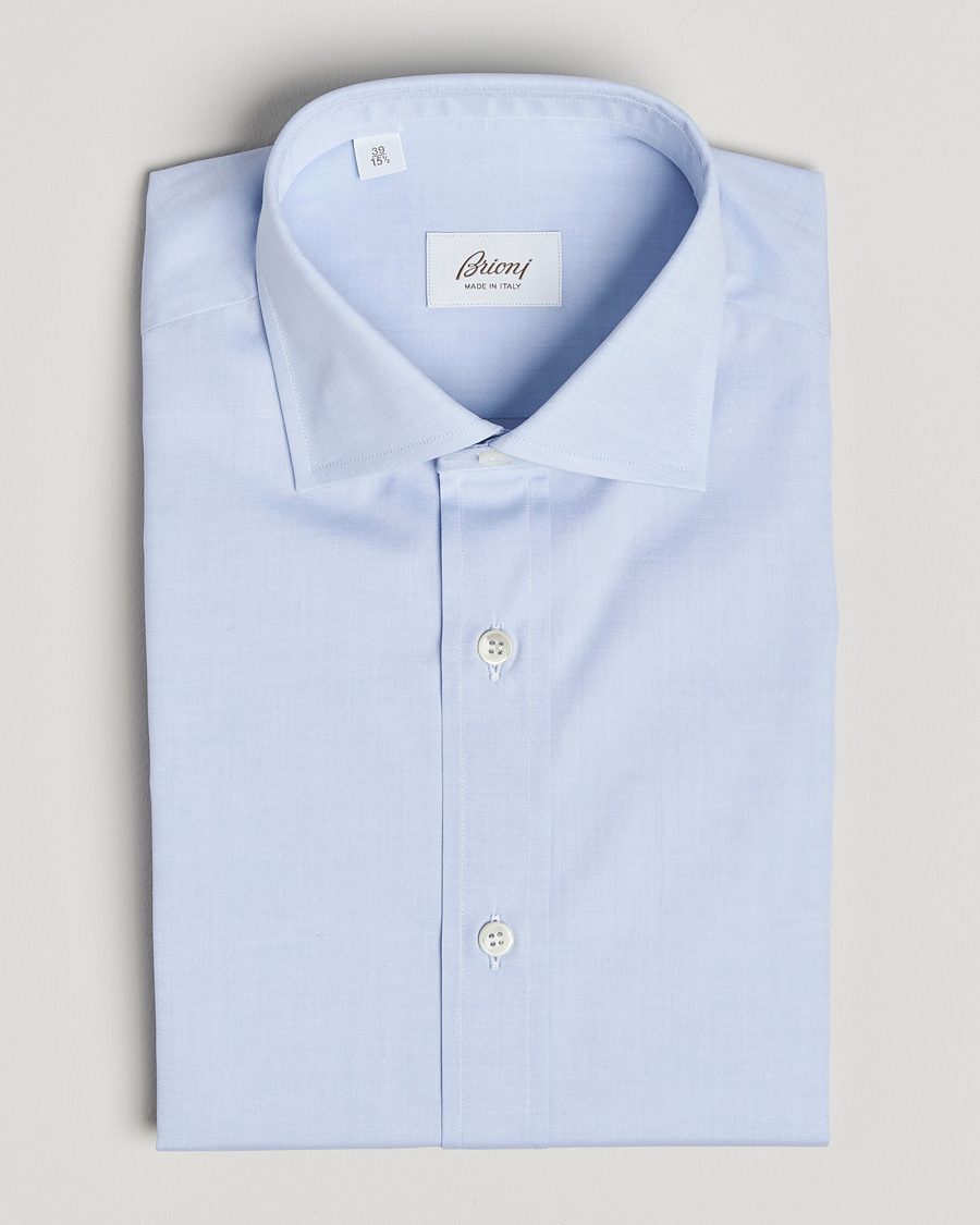 Herren | Hemden | Brioni | Classic Dress Shirt Light Blue