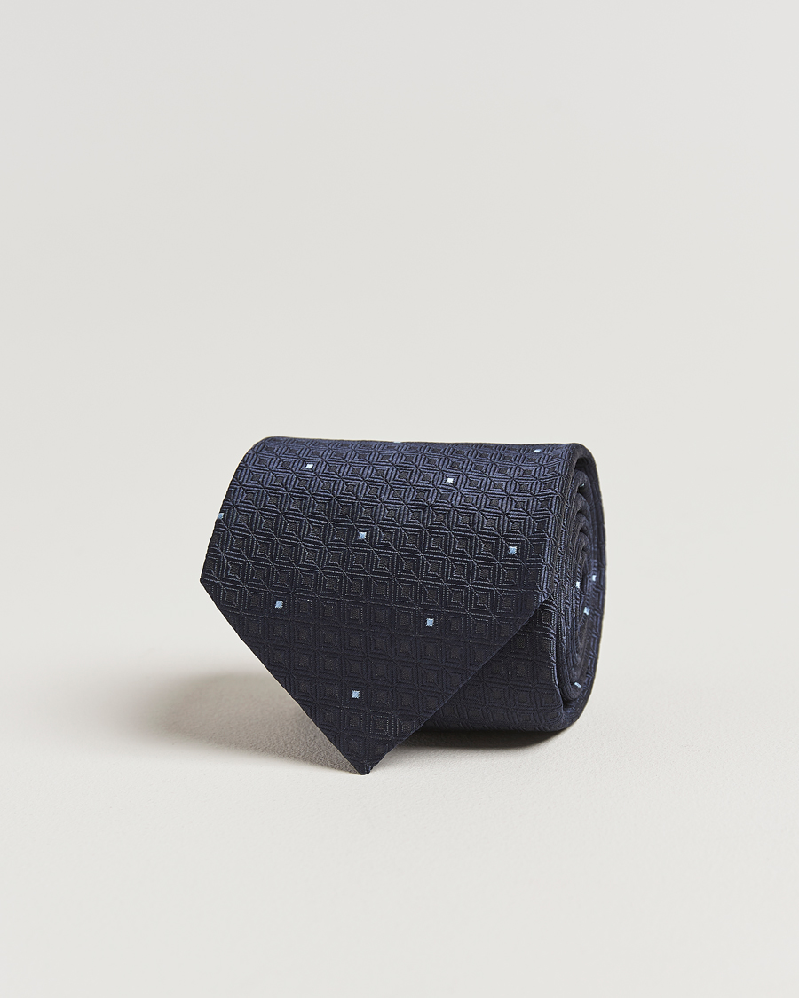 Herren | Brioni Jacquard Silk Tie Navy | Brioni | Jacquard Silk Tie Navy