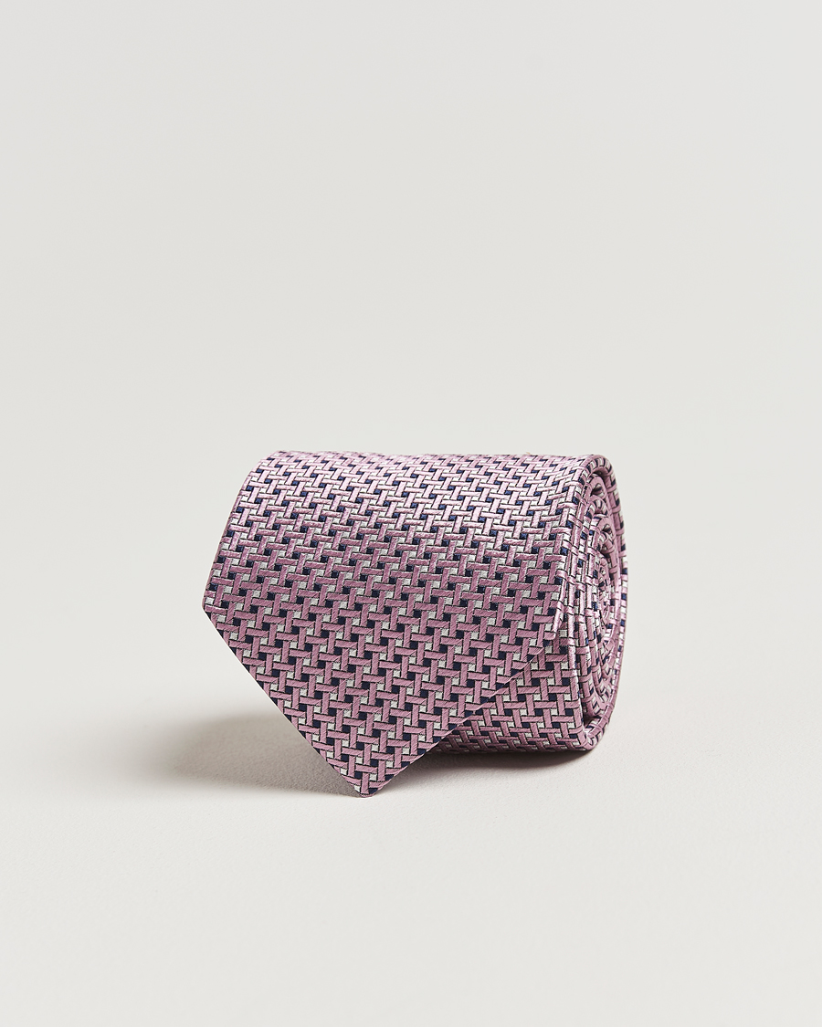 Herren | Brioni Microstructure Silk Tie Rosa | Brioni | Microstructure Silk Tie Rosa