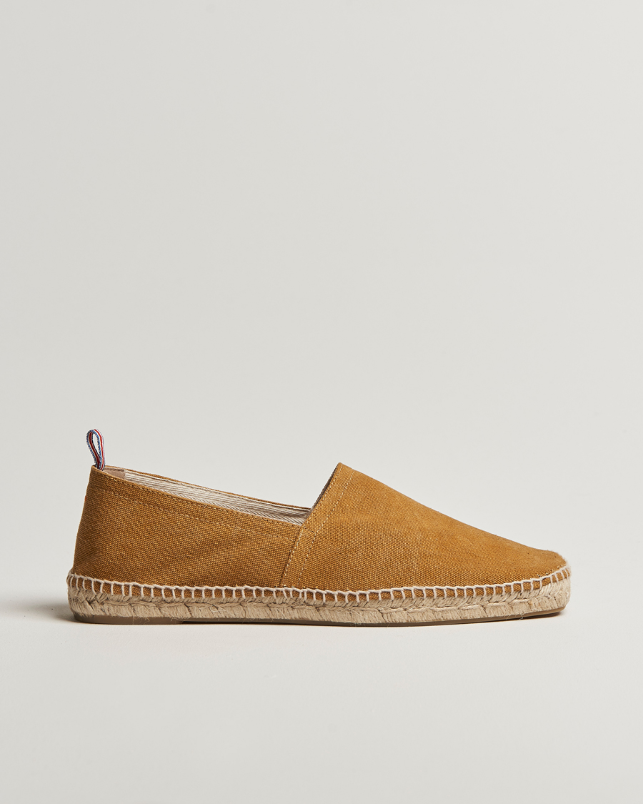 Herren | Castañer Pablo Washed Canvas Espadrilles Ambar | Castañer | Pablo Washed Canvas Espadrilles Ambar