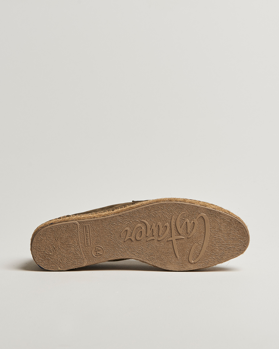 Herren | Castañer Nacho Casual Suede Loafers Verde Bosque | Castañer | Nacho Casual Suede Loafers Verde Bosque