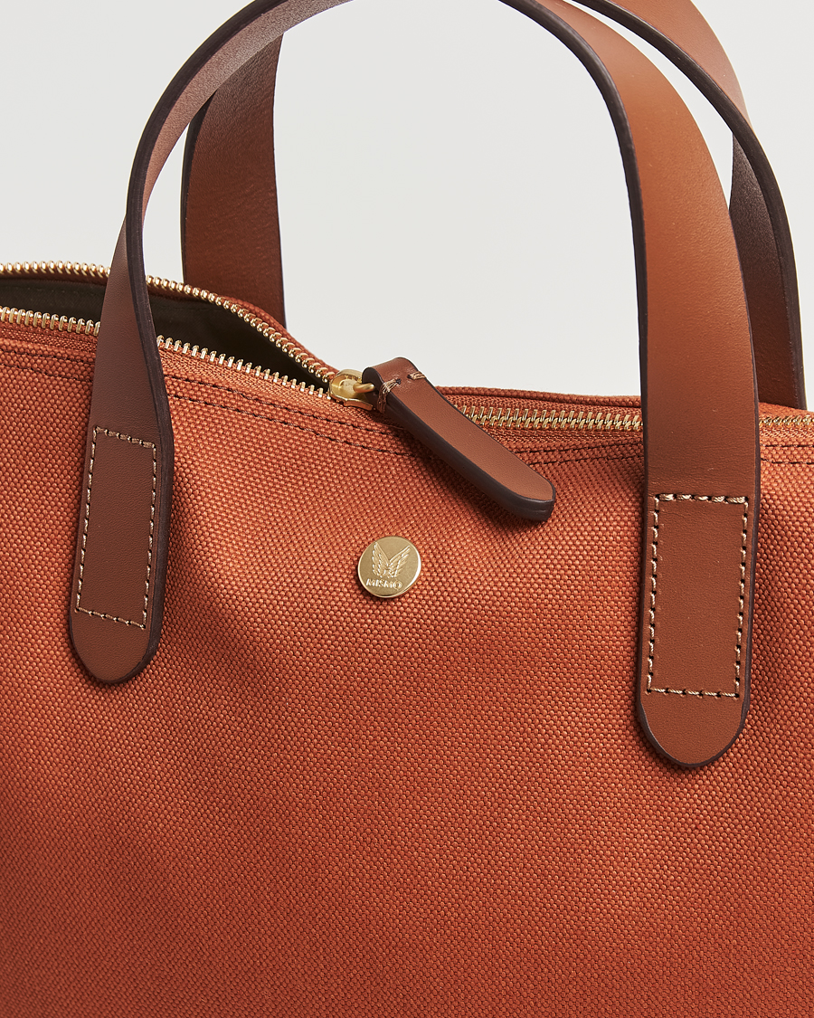 Herren | Mismo M/S Canvas Shopper Terracotta/Cuoio | Mismo | M/S Canvas Shopper Terracotta/Cuoio