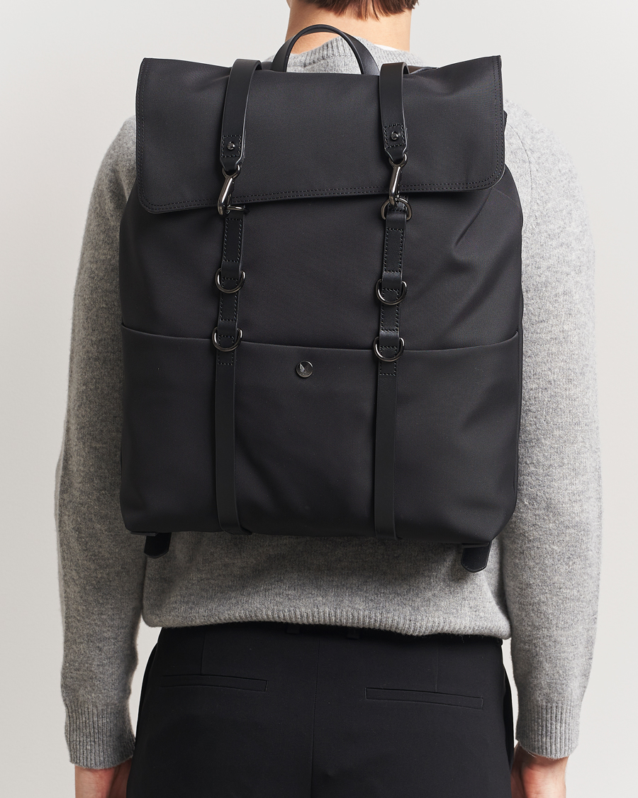 Herren | Taschen | Mismo | M/S Nylon Backpack Eclipse Black/Black