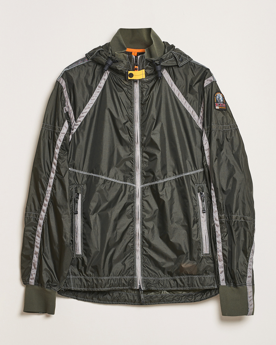 Herren | Jacken | Parajumpers | Edge Nylon Double Ripstop Hooded Jacket Thyme Green