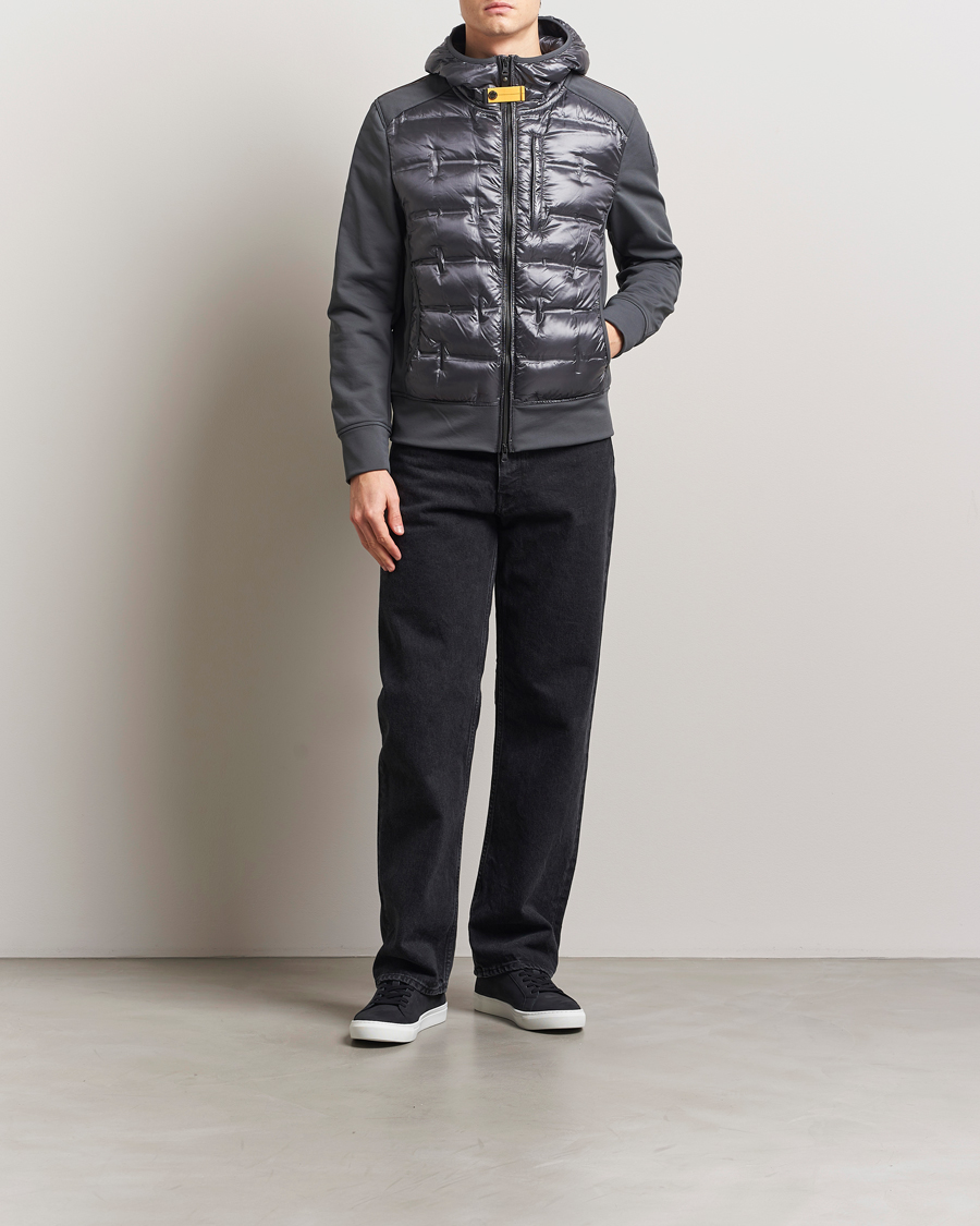 Herren | Jacken | Parajumpers | Faron Techno Hybrid Hooded Jacket Gargoyle