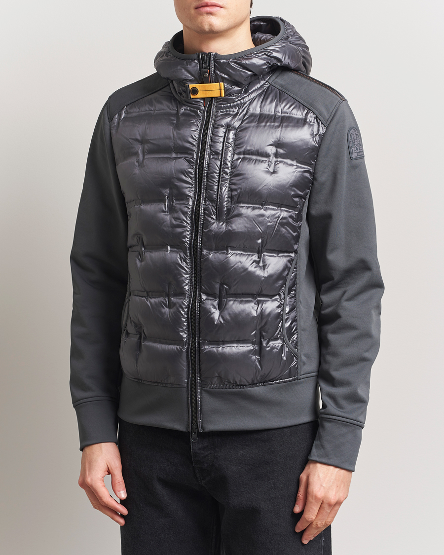 Herren | Jacken | Parajumpers | Faron Techno Hybrid Hooded Jacket Gargoyle