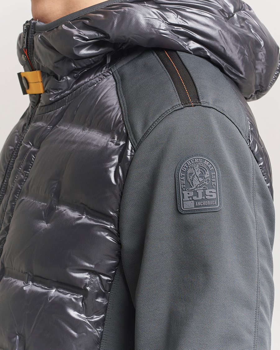 Herren | Jacken | Parajumpers | Faron Techno Hybrid Hooded Jacket Gargoyle